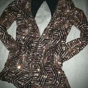 Women's sequined romper